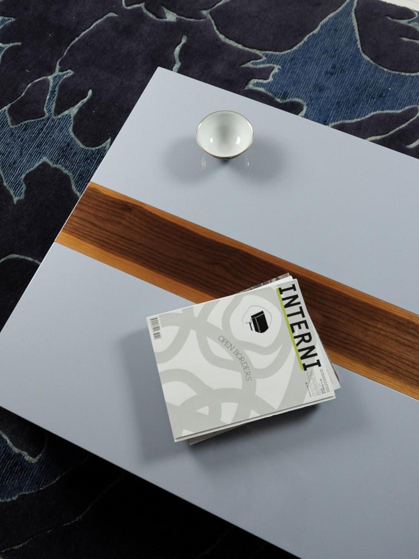 Garbarino Журнальный столик из лакированного черного дерева  Bob cf1  - Вид №1