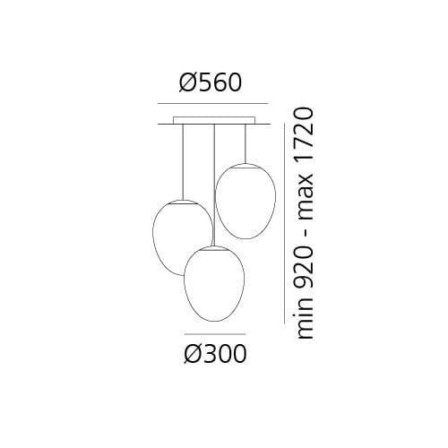 Подвесной светильник из дутого стекла Artemide Stellar Nebula ARCH-00128322 - Вид №3