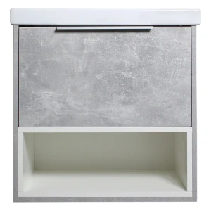 Тумба под раковину подвесная «Дана», 60 см, цвет серый цемент