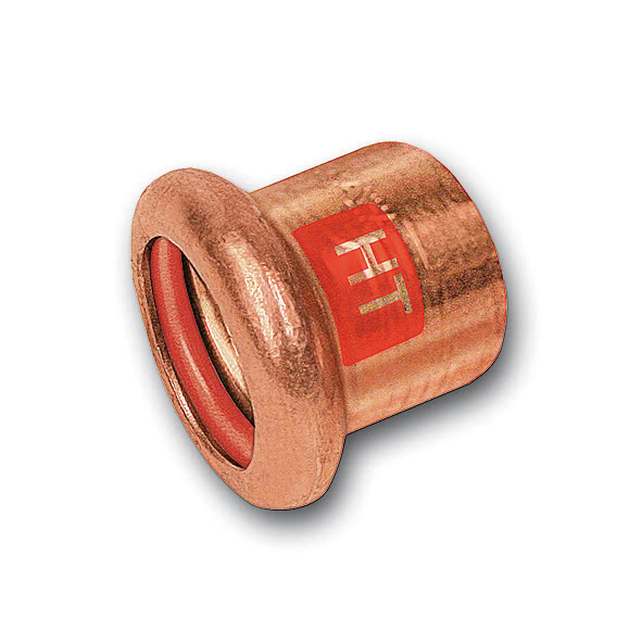 11230189 SANHA 12301 пресс-фитинг солн.,медь, заглушка ВПр 88,9 мм  - Вид №1