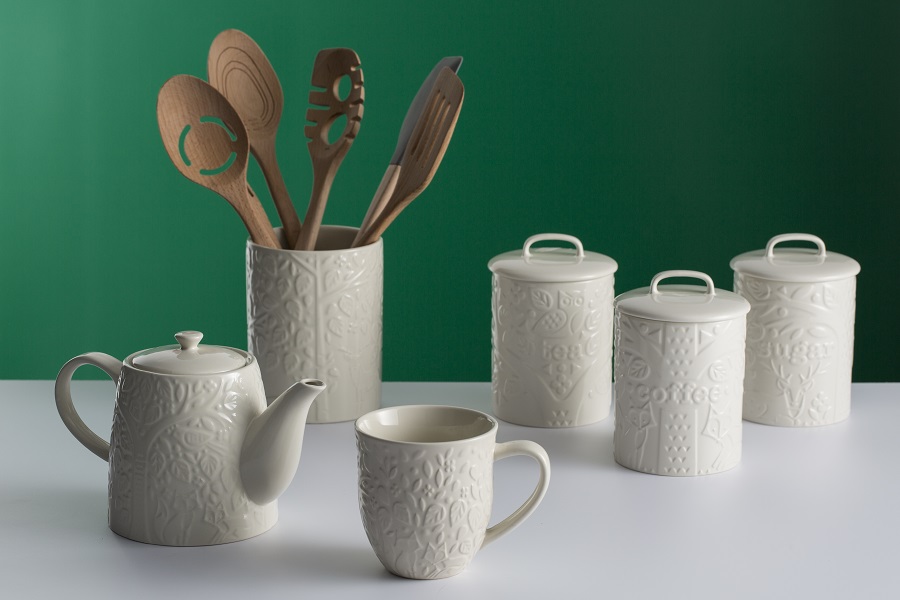 2001.087 Органайзер для столовых приборов in the forest, кремовый Mason Cash  - Вид №6