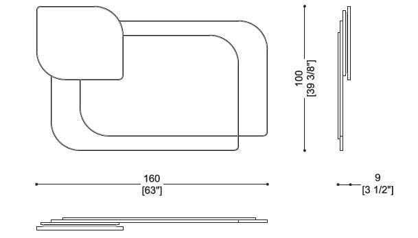 Зеркало в рамке со встроенным освещением Sicis Висконти ARCH-00137342 - Вид №5