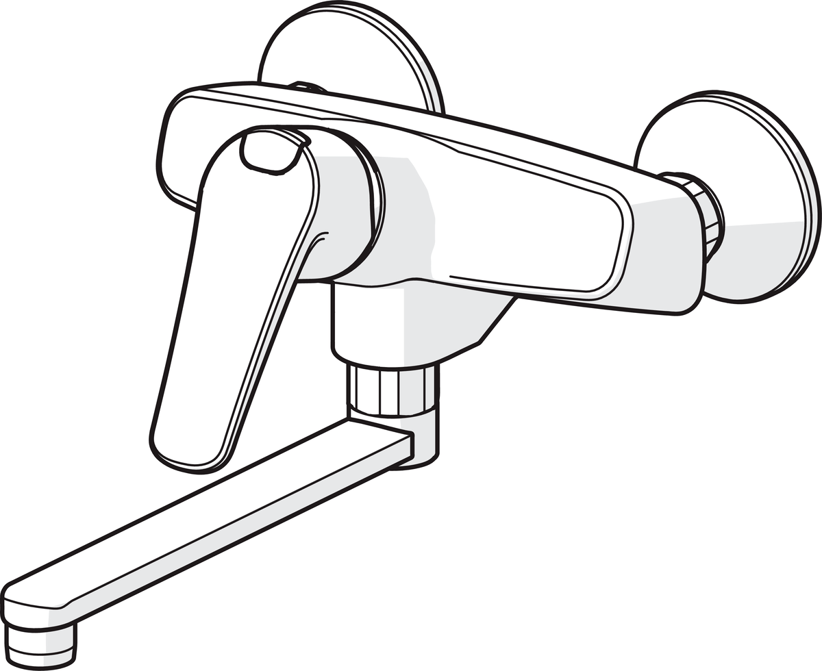 Oras 1837GU Смеситель для кухни 1837GU Vega Хром  - Вид №2