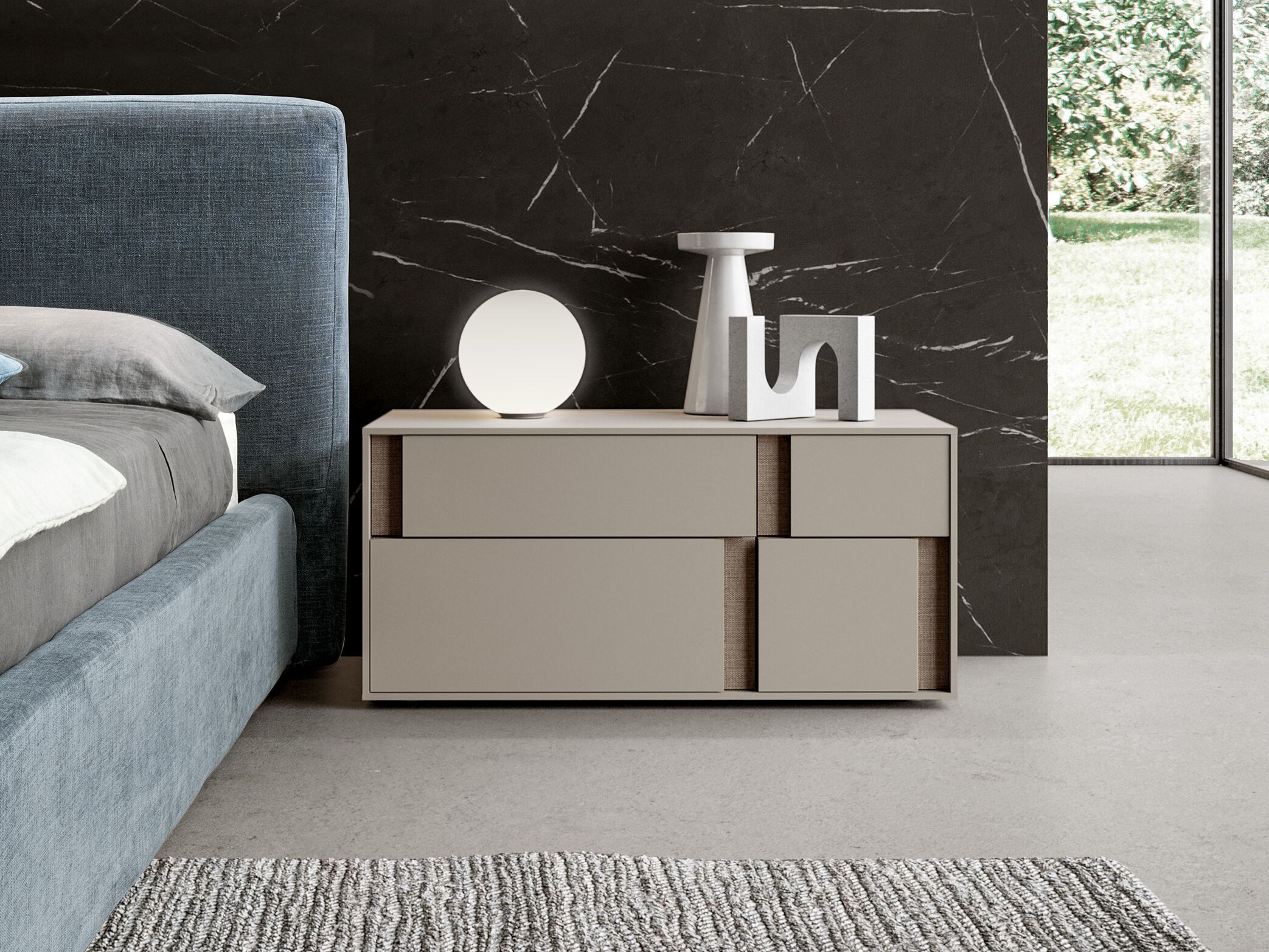 Меламиновая тумбочка с ящиками Adok Loop ARCH-00130435