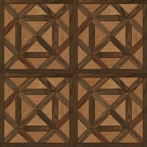 Модульный паркет Da Vinci Инженерный модульный паркет из ореха Груша Ализе Орех Европейский (Грецкий) Натур (Гладкая) 780х780 мм 2600600081 - Вид №1