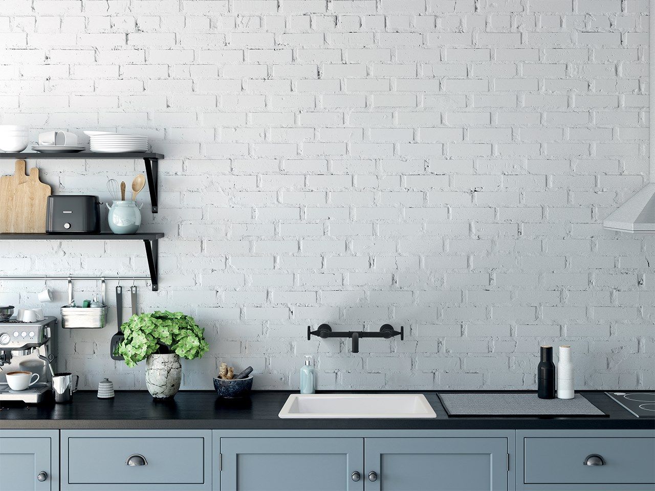 Керамическая раковина с одной чашей BLEU PROVENCE плита ARCH-00063672 - Вид №3