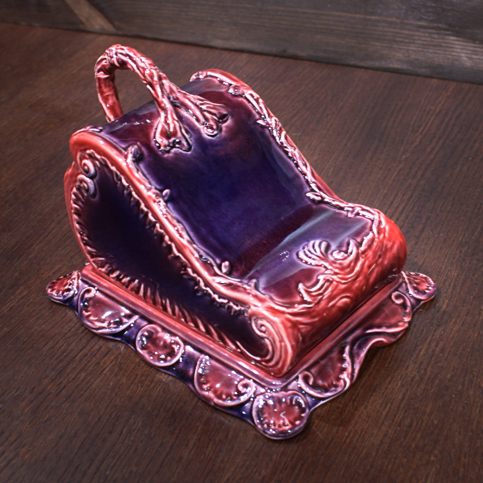 Сырница Голубой/розовый PROVANSFAIENCE sun-id-994685 - Вид №4