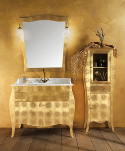 8974 Tifernoit Композиция для ванной в ярком сусальном золоте Bagno