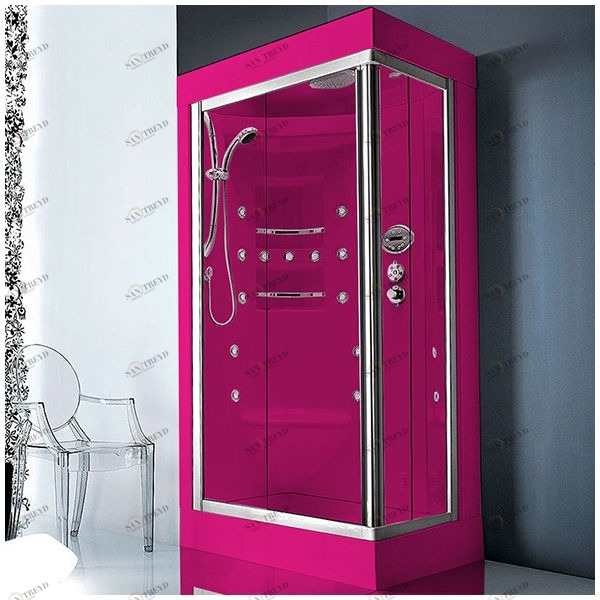 Душевая кабина Gruppo treesse Acquazzurra 80х100 STI-B7536D-R белая с гидромассажем угловая правая STIB7536DR