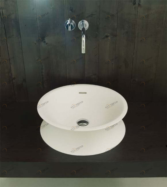 45715 Накладная раковина на столешницу  овальная Rapsel 