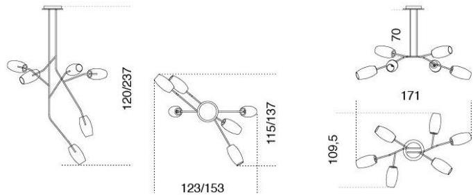 Gallotti&Radice Хрустальный светодиодный подвесной светильник Diantha sun-id-1483944 - Вид №3