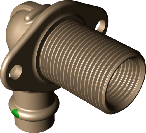 279 295 Модель 2232.1 Трубопроводные системы  Sanpress  Водорозетки для прохода через стену Santreyd  - Вид №2