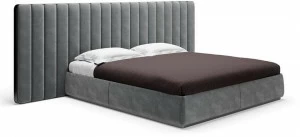 SM Living Couture Кровать king size из бархата с мягким изголовьем Hoffman Bed_07