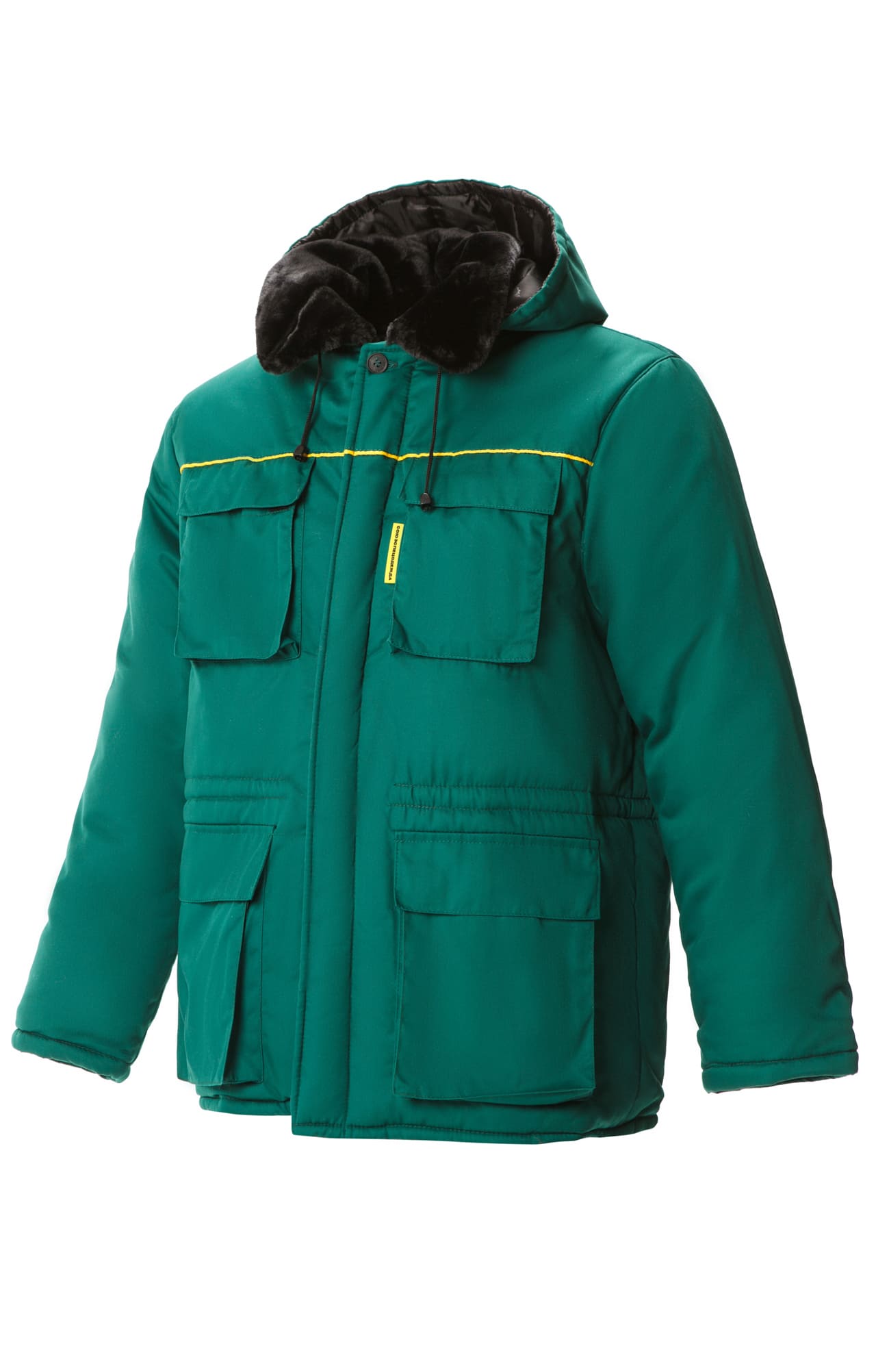 63761 Костюм "Эксперт-К" зимний темно-зеленый  Зимняя спецодежда  размер 60-62/182-188  - Вид №1