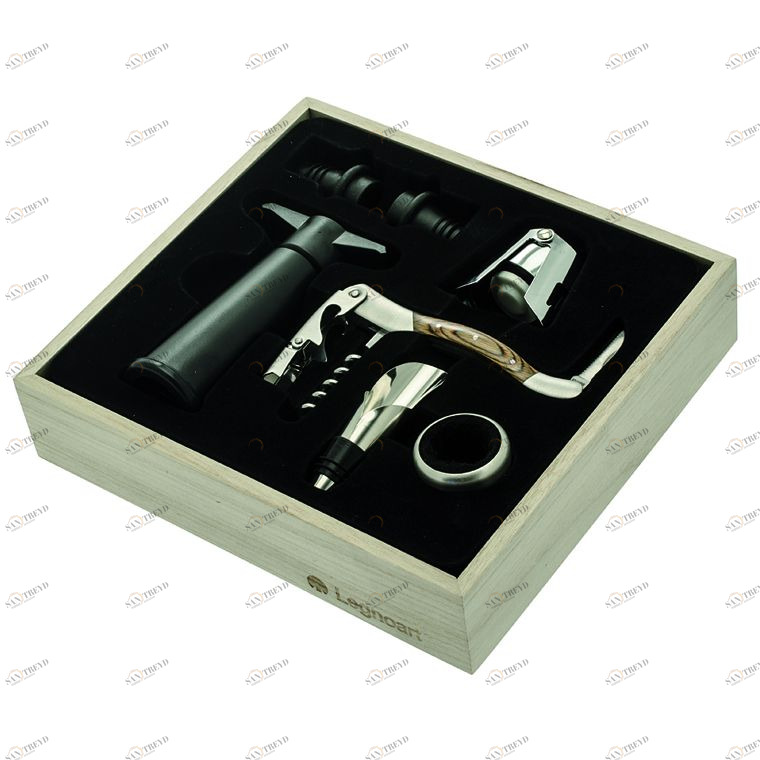 L002060200017 Набор винных аксессуаров Стальной Legnoart Италия 
