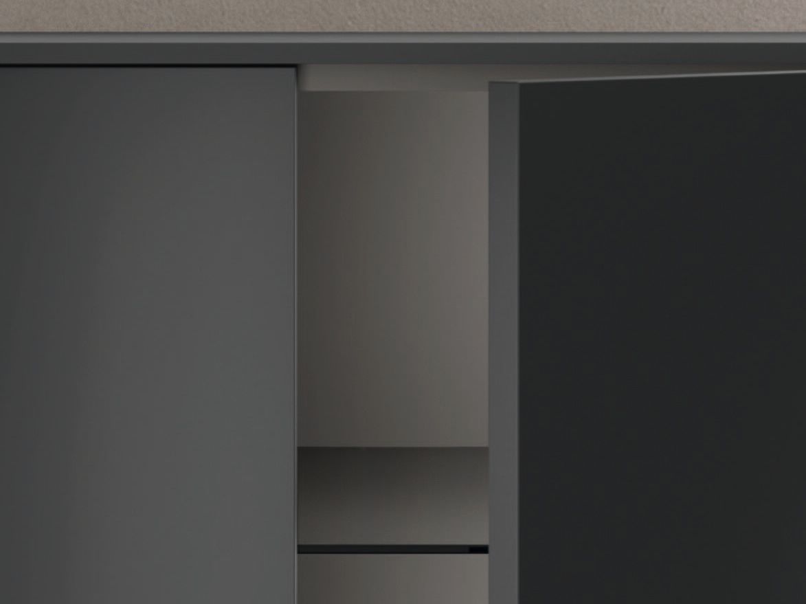 Деревянный напольный умывальник с дверцами Noorth синтез ARCH-00082111 - Вид №2