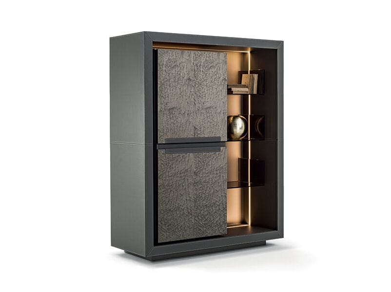 Деревянный сервант с кожаной обивкой Vittoria Frigerio Lanza ARCH-00105116 - Вид №1