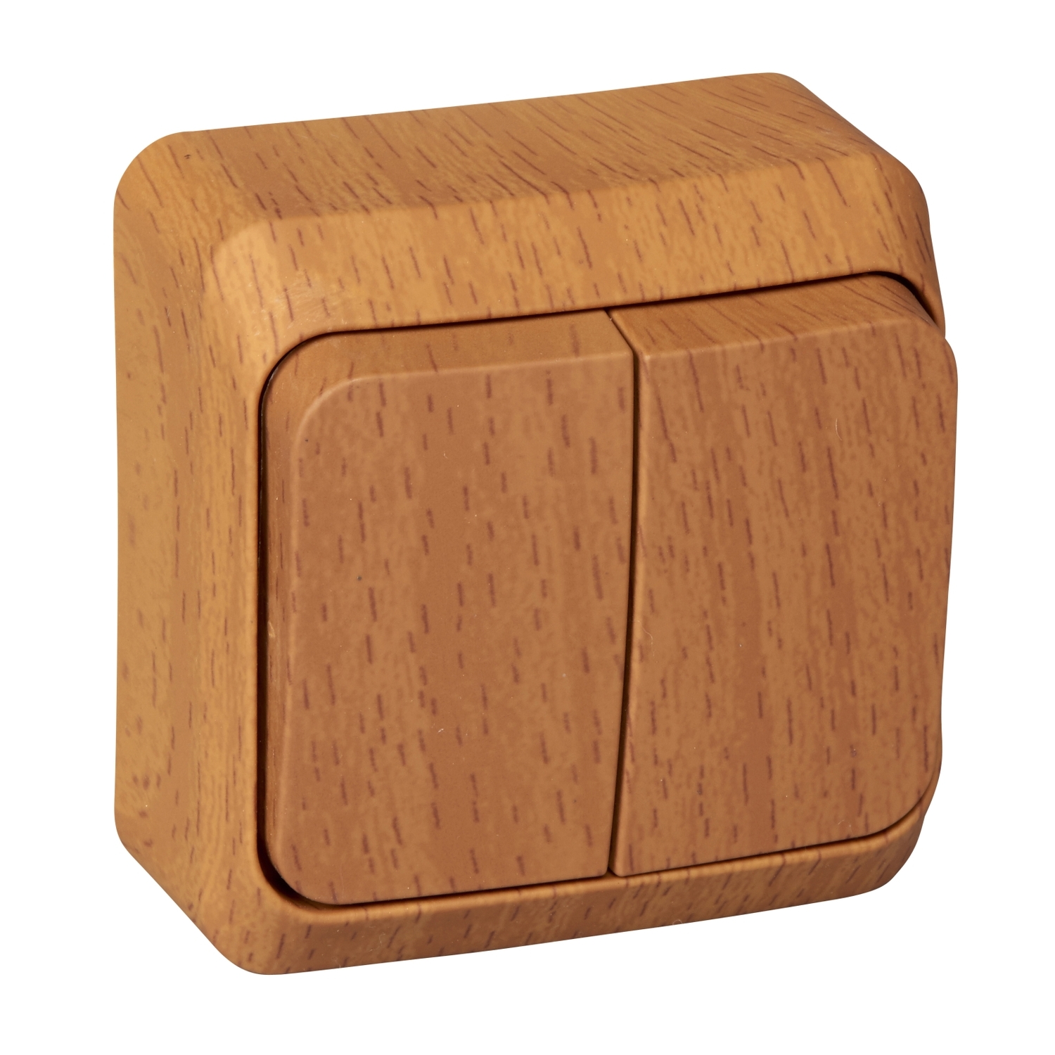 BA10-006T ЭТЮД О/У 2-клавишный ВЫКЛЮЧАТЕЛЬ с подсветкой 10 АХ,БУК Schneider Electric 