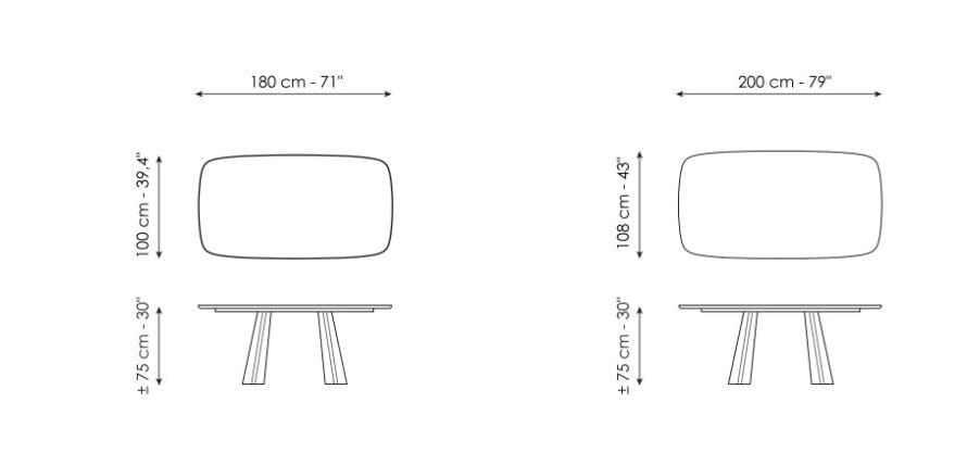 Бочковый стол BONALDO TORII ARCH-00096218 - Вид №6