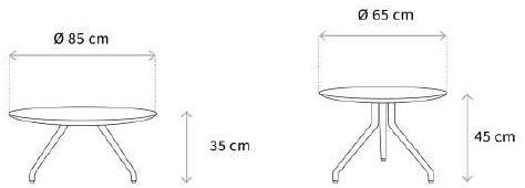 Wagner Круглый журнальный столик для гостиной W-table sun-id-1374943 - Вид №2