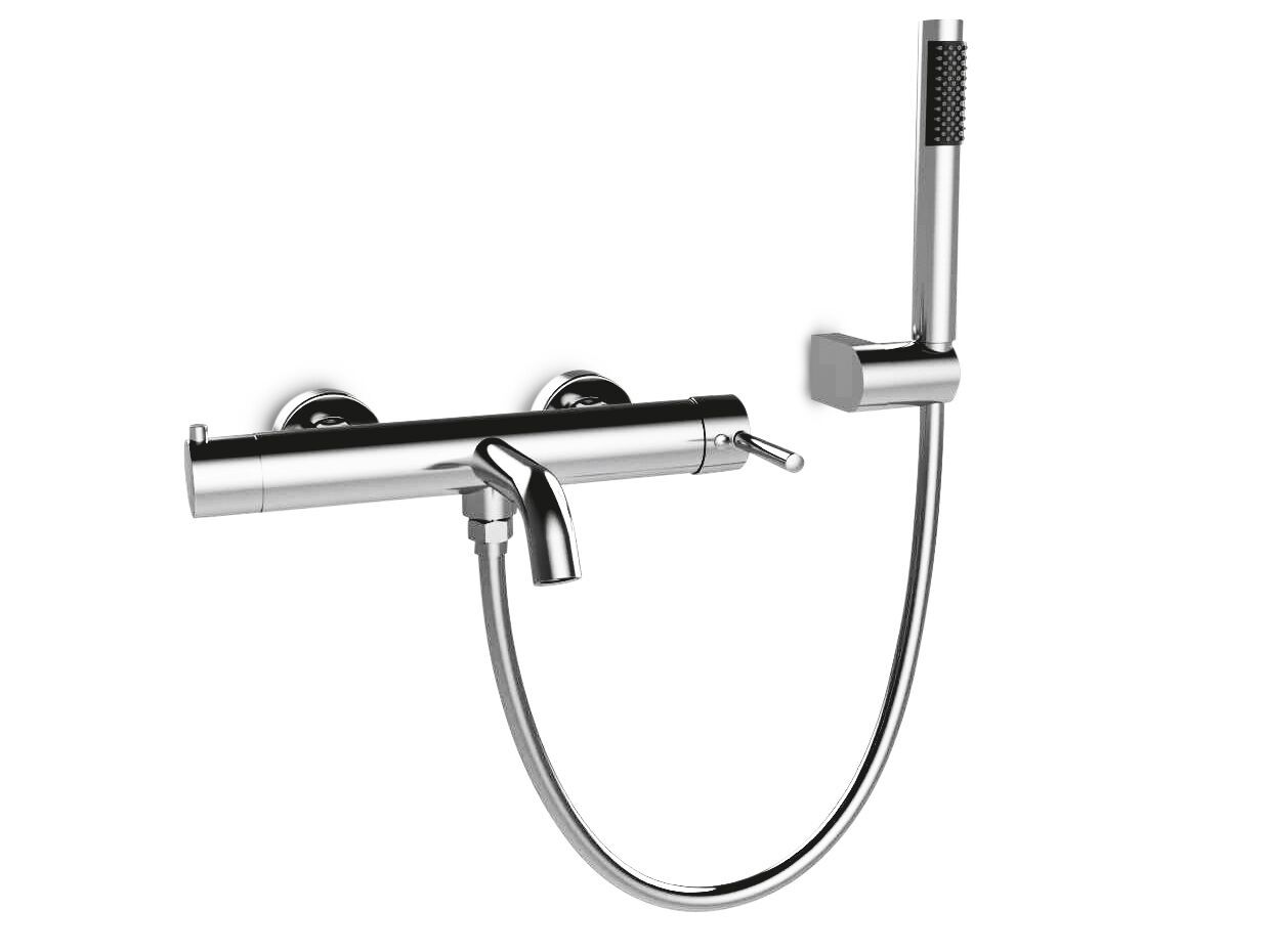 Настенный смеситель для ванны с ручным душем Lablù Vico ARCH-00141974 - Вид №1