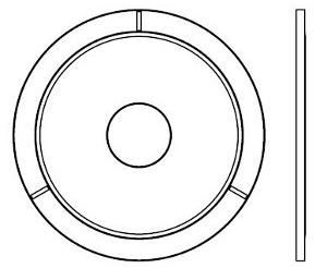 Laskasas Круглое зеркало с настенной рамой  Lk6216  - Вид №4