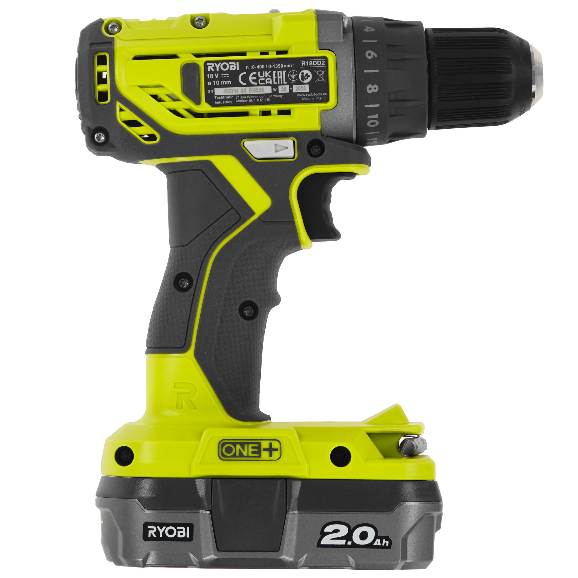 Дрель-шуруповерт Ryobi R18DD2-220S ONE+ 18V 5481209 STDN-0123401 - Вид №2