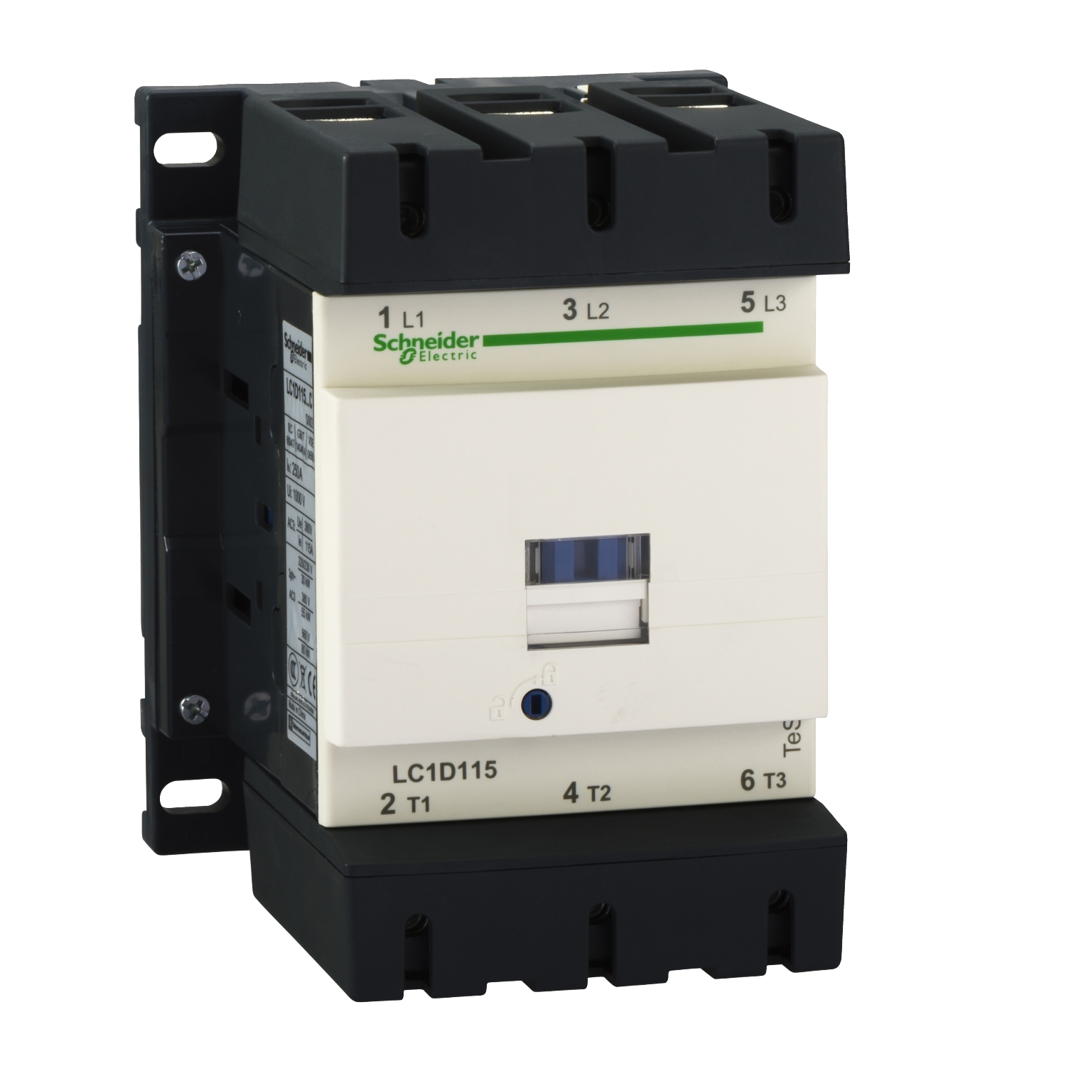 LC1D1156B7 Контактор LC1D 3P 115А 440/24В AC 59кВт Schneider Electric TeSys 