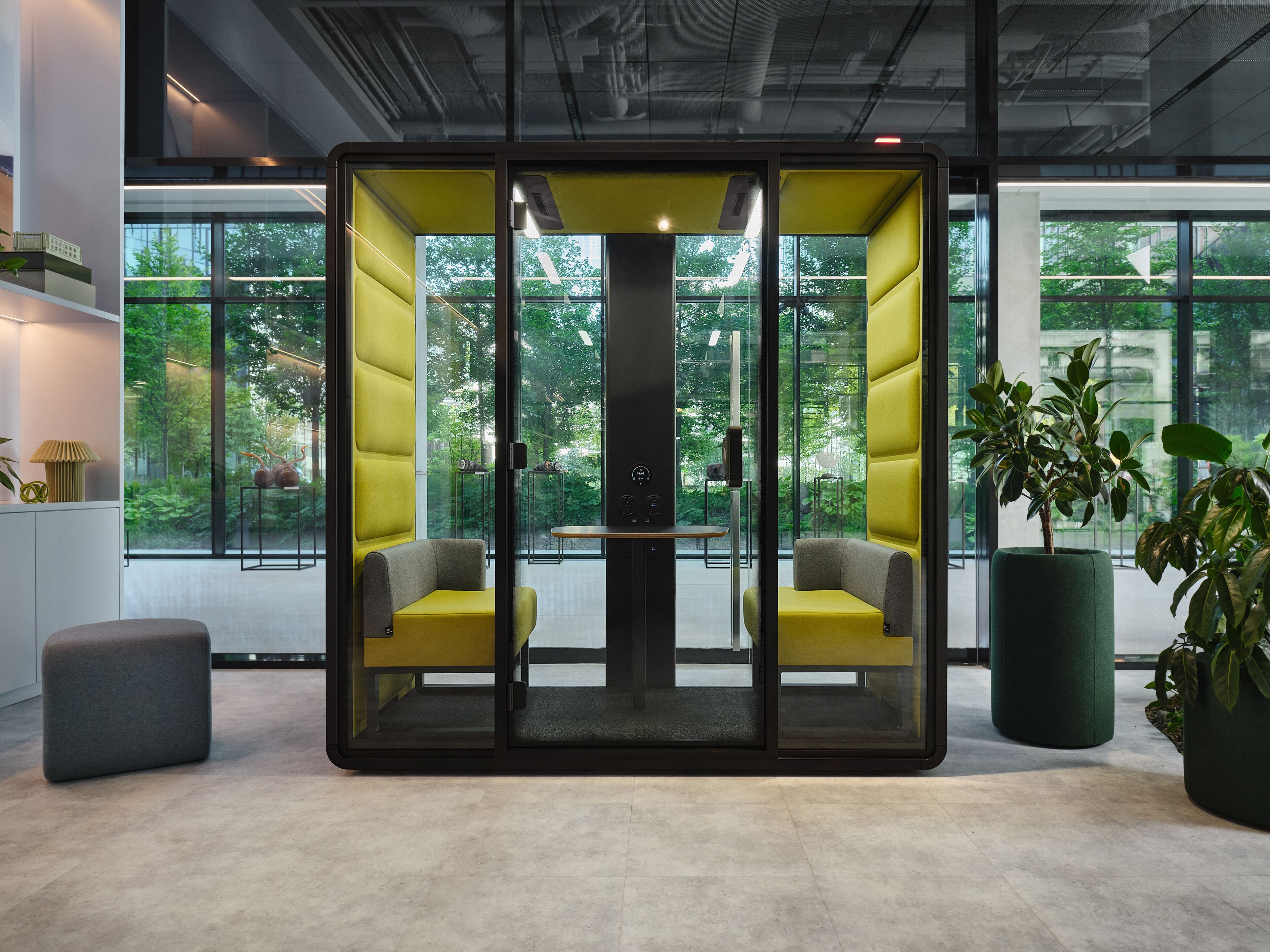 Многосторонняя акустическая офисная кабина со встроенным освещением Mikomax Smart Office HushFree ARCH-00100535