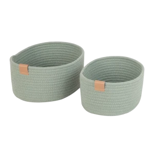 Набор корзин Sensea Magda 20x11.5x27 см цвет зелёный 2 шт.