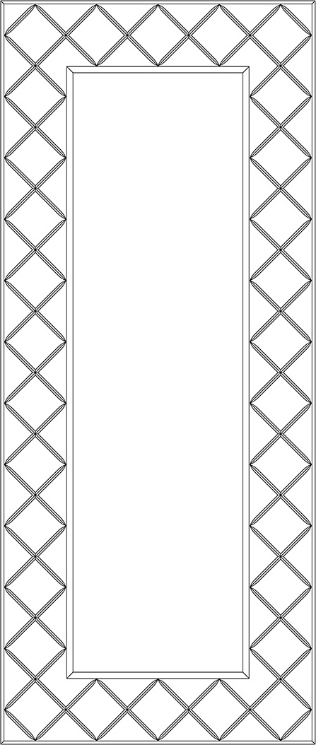 BY 5006 Зеркало с гравировкой EVOFORM Florentina - Вид №1