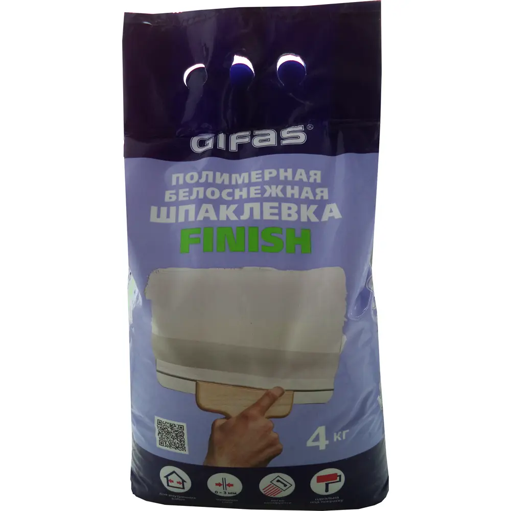 Шпаклевка полимерная Gifas Finish 4 кг STLM-2096371