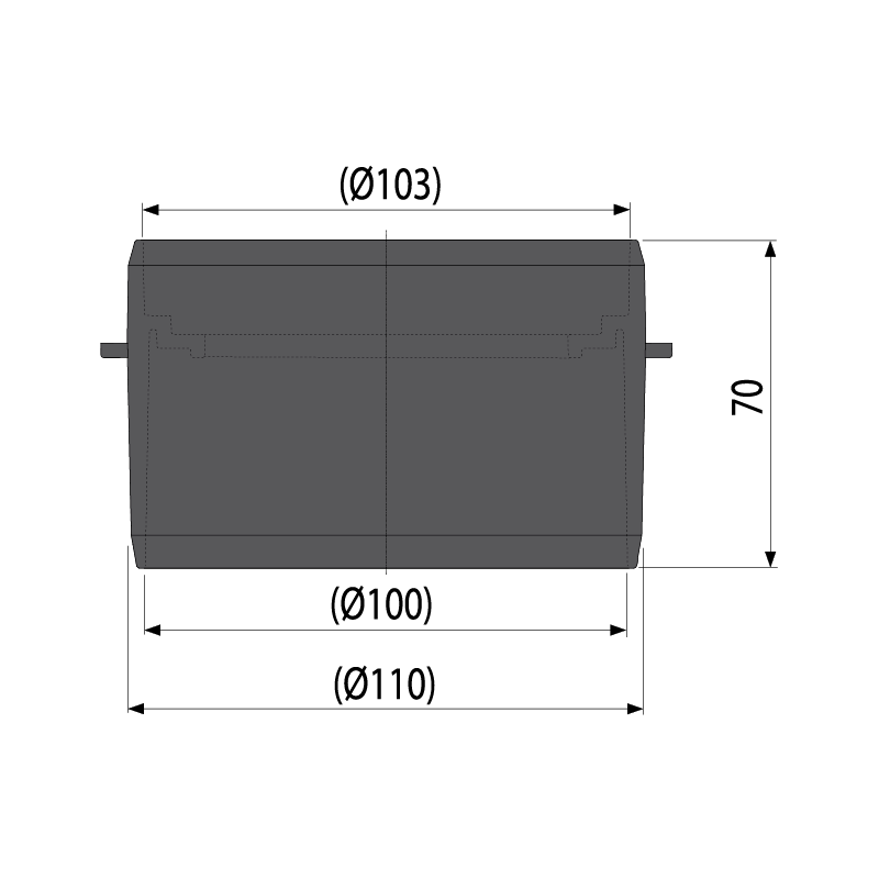Горловина для подключения к канализации DN110 ALCAPLAST AVZP001 - Вид №1