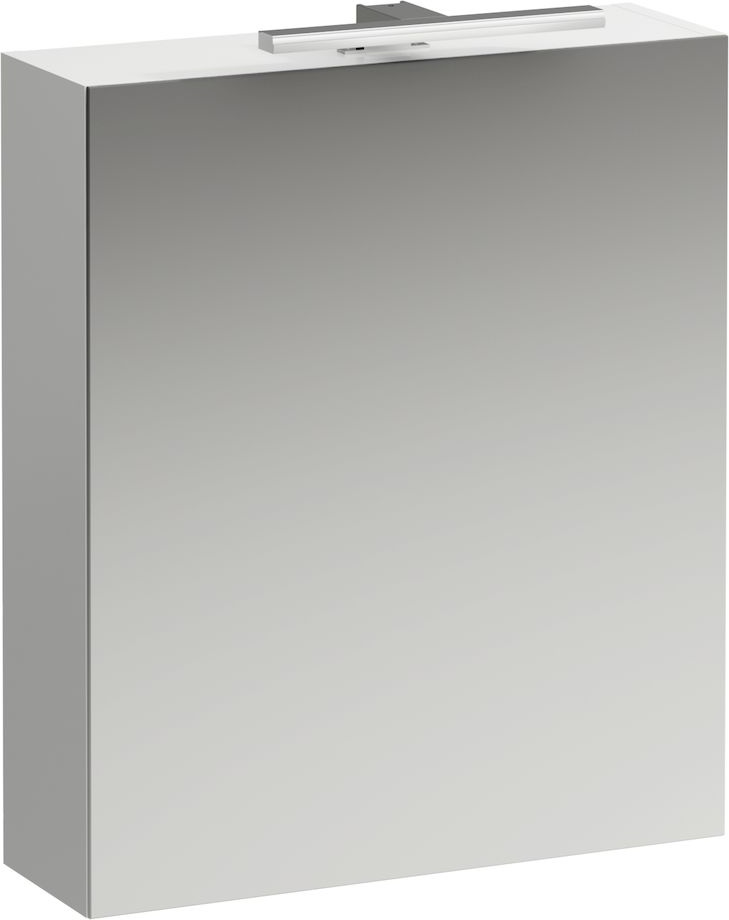 H4027521102661 Зеркальный шкафчик, дверца справа с подстветкой и розеткой EU IP 44 LAUFEN PRO - Вид №1