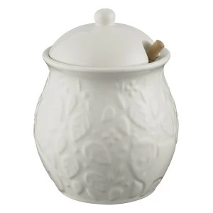 Банка с крышкой для меда белая In the Forest MASON CASH  00-3871148 Белый