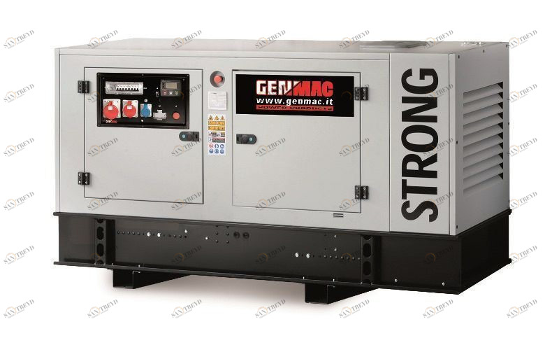 Дизельный генератор Genmac STRONG G60IS в кожухе sun-id-1033564