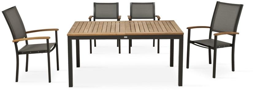 FISCHER MÖBEL Алюминиевый садовый стул с подлокотниками, с высокой спинкой Forum sun-id-1378982 - Вид №3