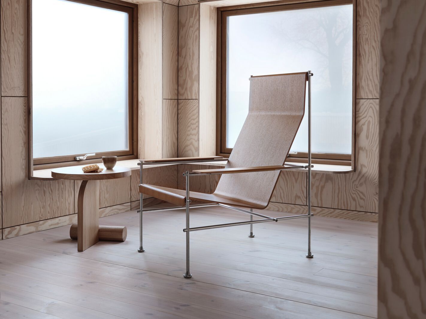 Стальное и деревянное кресло с подлокотниками Bla Station VILLHEM ARCH-00129224 - Вид №7