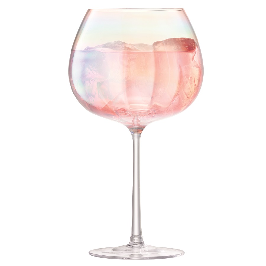 Набор из 2 круглых бокалов 650 мл Pearl LSA INTERNATIONAL PEARL 00-3863255 Прозрачный;розовый - Вид №4