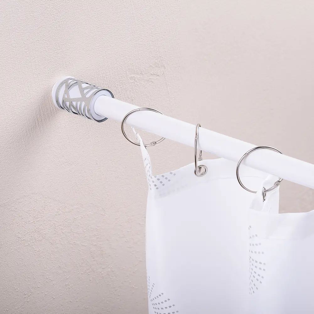 Карниз для ванной Moroshka Grintosa телескопический 140-260 см цвет белый STLM-2083731 - Вид №3