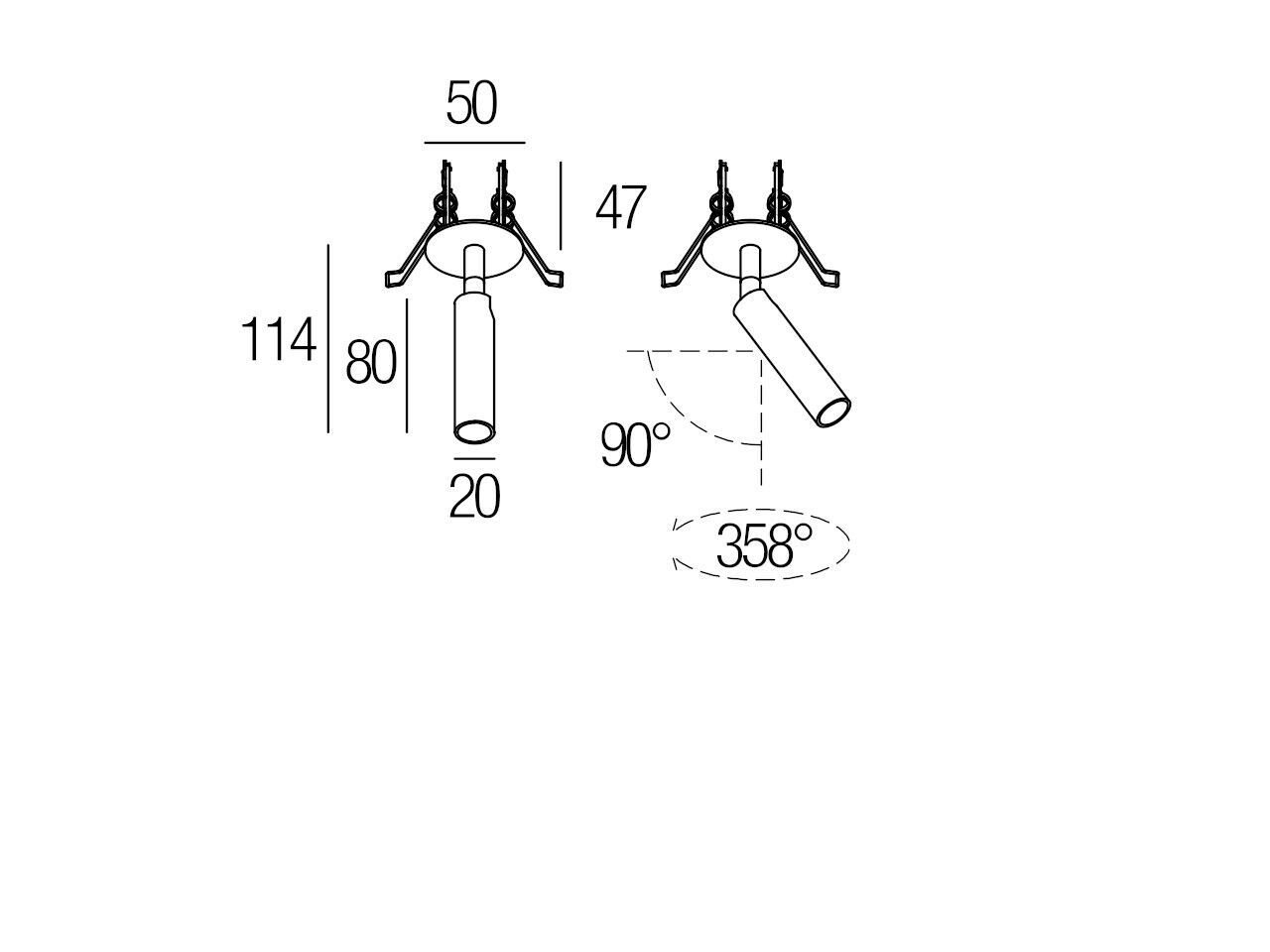 Регулируемый светодиодный прожектор Flexalighting MINIJOS R2 ARCH-00139902 - Вид №2