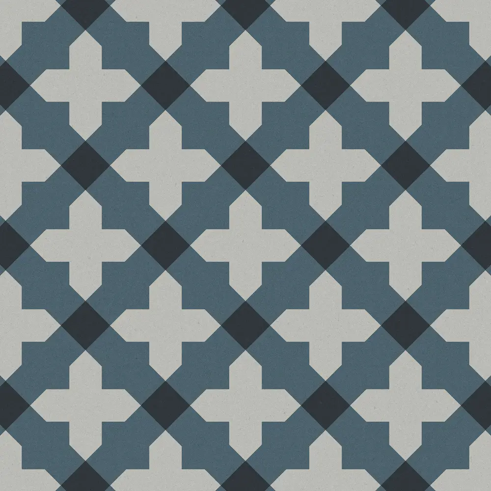 Глазурованный керамогранит Arcadia Ceramica Oxo hunter 60x60 см 1.44 м² матовый цвет бежево-синий MOROCCAN STLM-2182060 - Вид №4