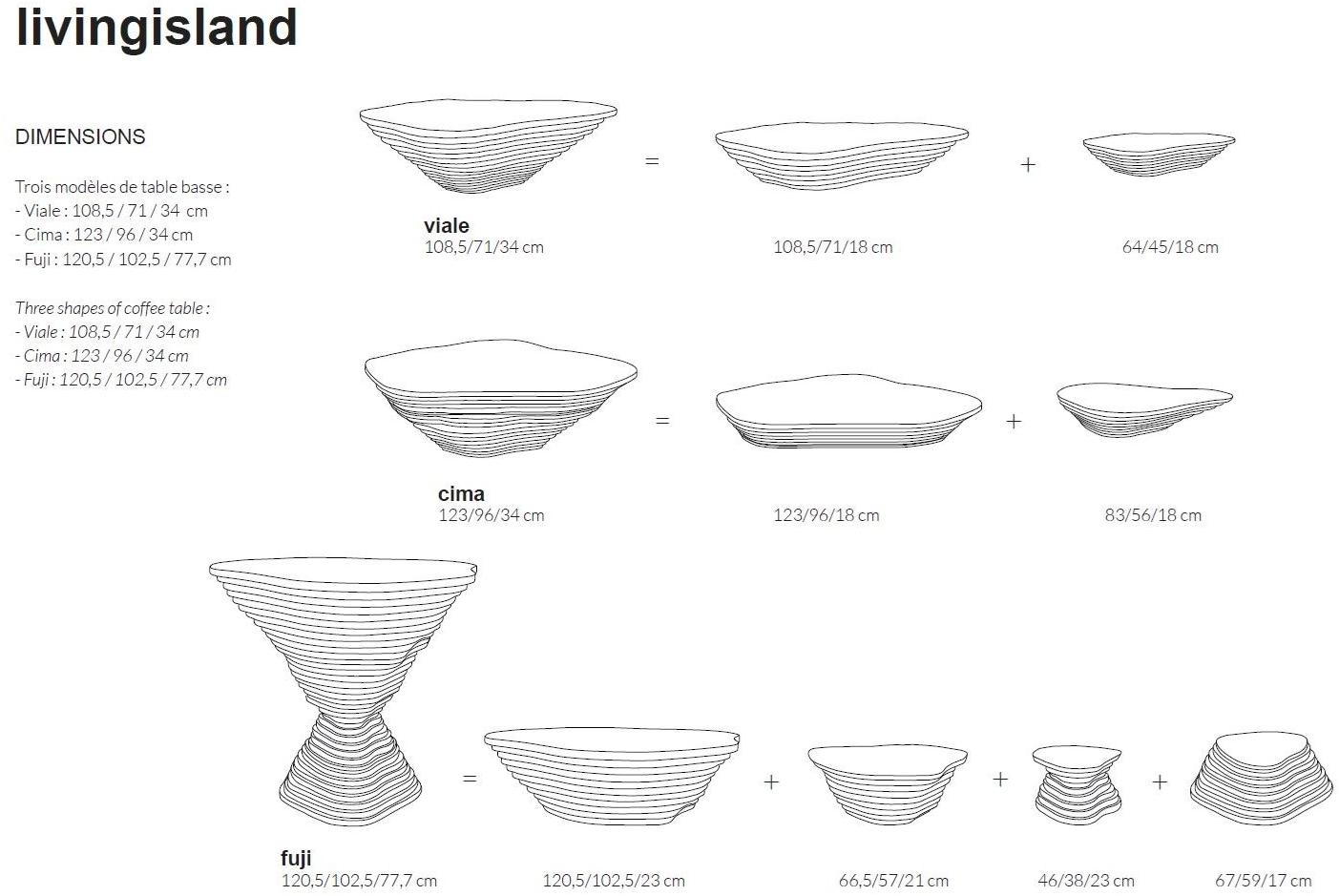smarin Журнальный столик из дерева Livingisland sun-id-1514253 - Вид №5