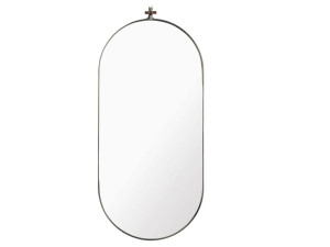 Овальное настенное зеркало