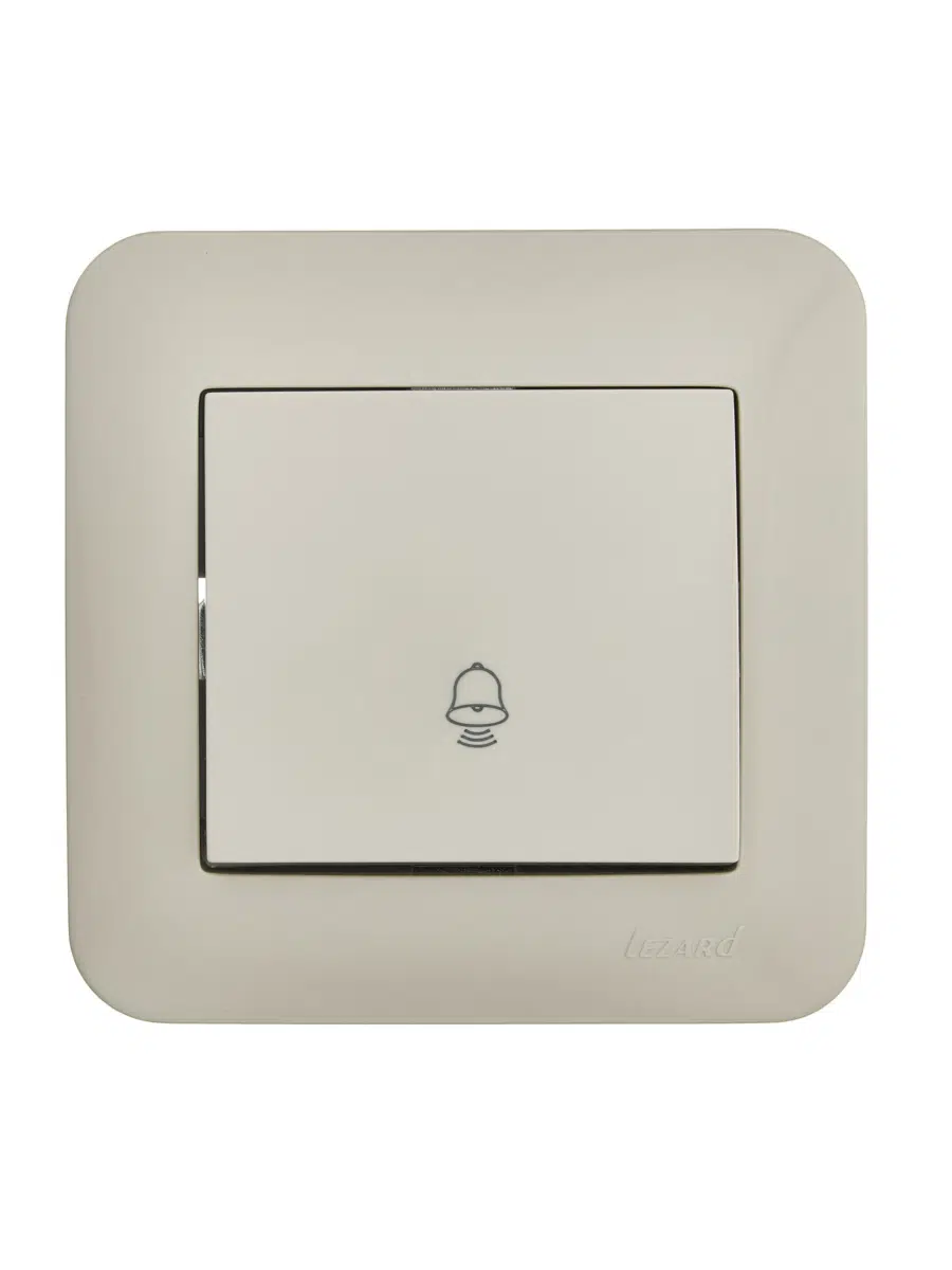 ASTI Кнопка звонка крем LEZARD 7081-0303-103 - Вид №1