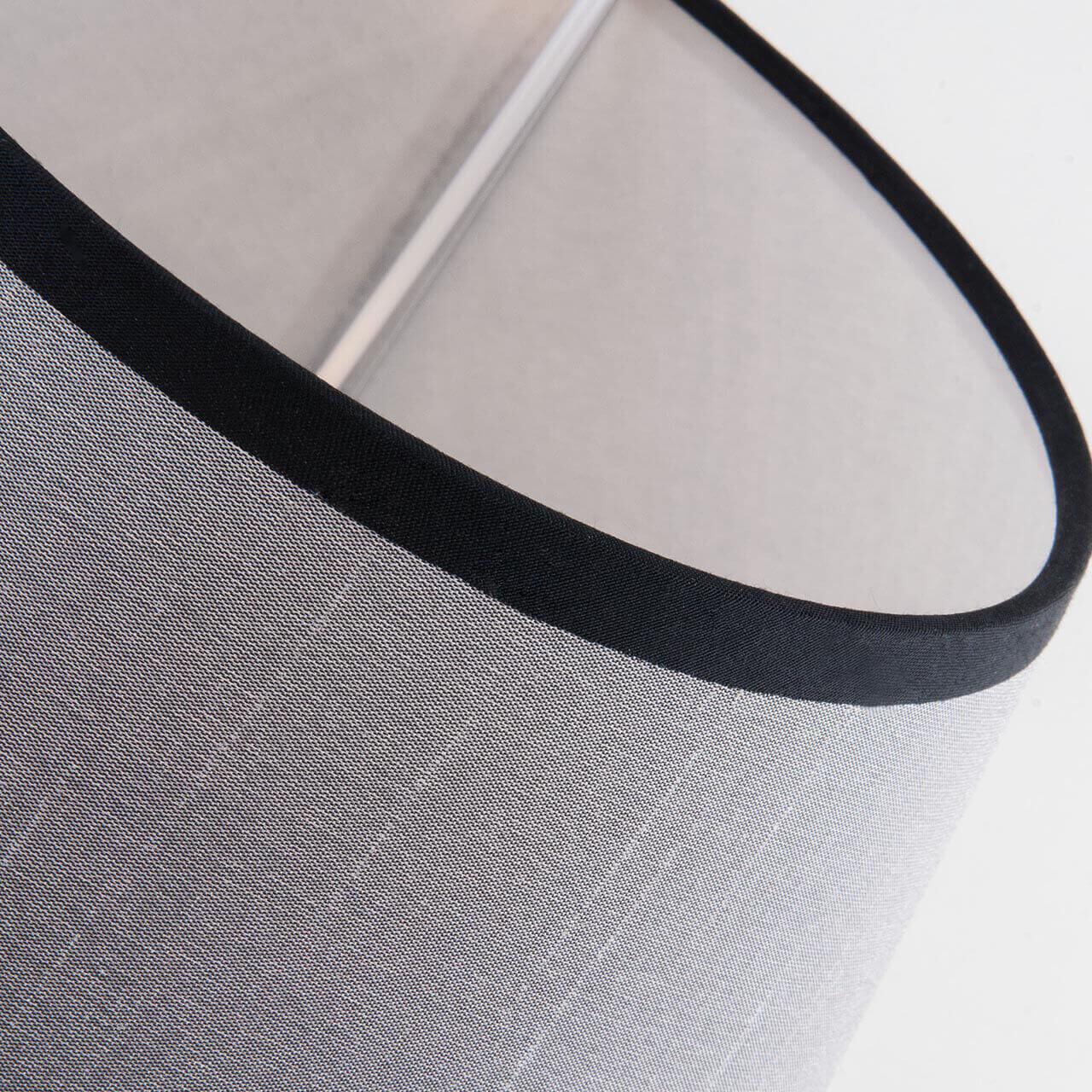 Лампа настольная серая с хрусталем Strotskis Eurosvet 01036/1 EUROSVET OPERA 00-3907422 Серый - Вид №3