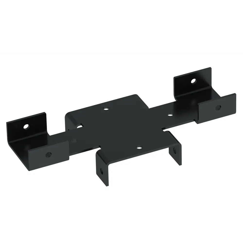 Кронштейн для забора 40x40x1.5 мм RAL 7024 темно-серый Santreyd STLM-2001110