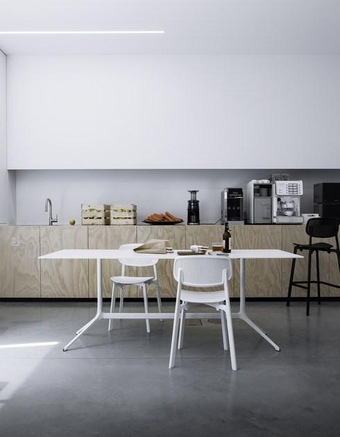 Kristalia Прямоугольный стол из литого под давлением алюминия с откидной крышкой Elephant sun-id-1455627 - Вид №6