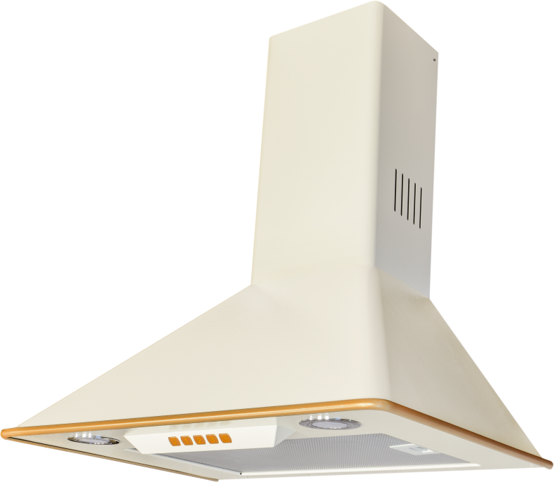 ONDA 60 CB Настенная вытяжка, ширина 60 см, отвод/рециркуляция, 800 м3/час, электронное управление, 3 скорости,светодиодное освещение 2х4 вт, таймер, анодированный алюминиевый жироулавливающий фильтр, угольный фильтр с6с (опция), 42-58 дб, цвет бежевый, о Santreyd  - Вид №1