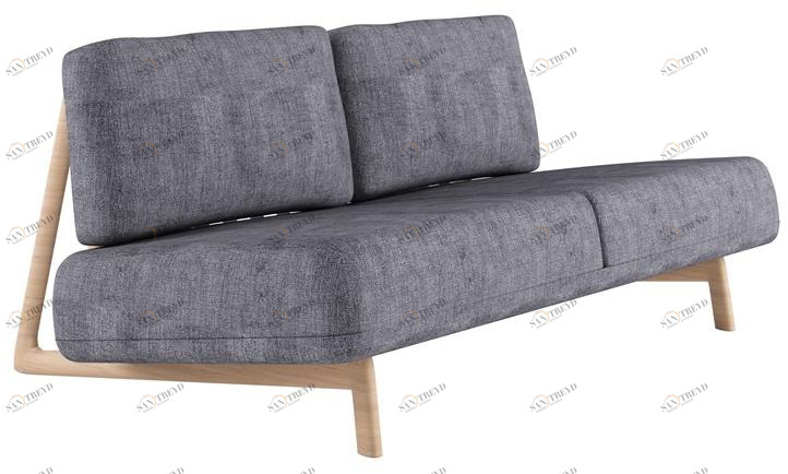 Alias 2-местный тканевый диван Trigono D20